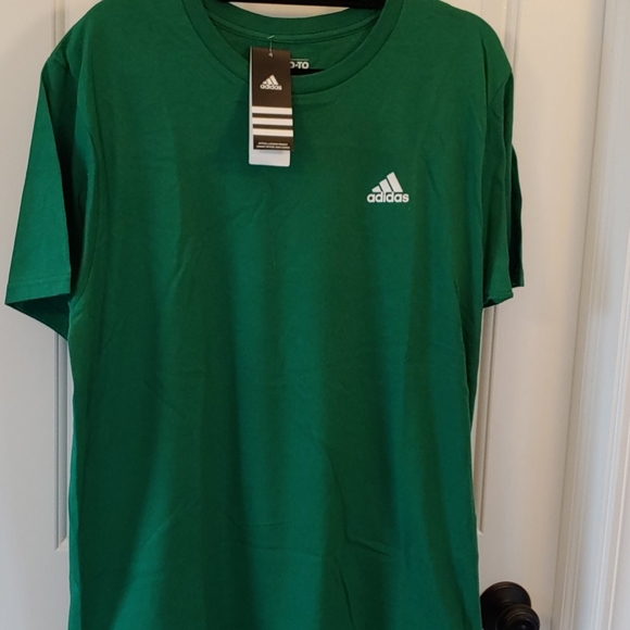 kelly green adidas shirt